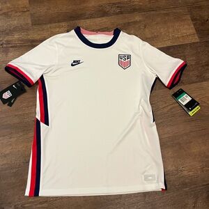 NWT Nike U.S. Soccer Jersey White Blank Kids Size XL